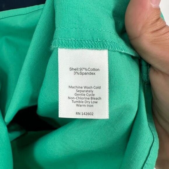 SAIL TO SABLE Tunic Shift Dress Womens Small Mint Green Navy Classic Colorblock - Picture 6 of 12